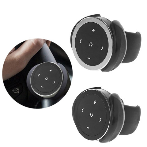 Nouveau sans fil Bluetooth médias bouton voiture moto volant musique jouer télécommande démarrage Siri pour iOS/Android téléphone ► Photo 1/6