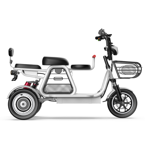 Vélo électrique puissant à 3 roues, batterie au lithium de 12 pouces, 2022 W 48V, vélo électrique puissant ► Photo 1/6