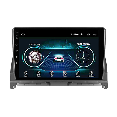 Easteroeufs 9 ''2 din voiture lecteur multimédia Android 8.1 Wifi GPS Autoradio pour Mercedes Benz classe C 3 W204 S204 2006 - 2011 ► Photo 1/6