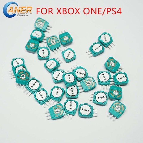 50 pièces de rechange analogique 3D Joystick Micro Mini interrupteur axes résistances pour Playstation 4 PS4 contrôleur joint pour XBOX ONE ► Photo 1/4