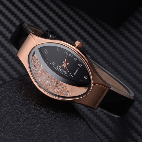 Style exquis femmes montres de luxe diamant mode quartz montres femme horloge dames montre femme reloj mujer ► Photo 1/6