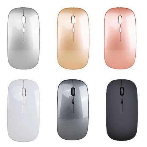 Souris sans fil Rechargeable, souris silencieuse 2.4G, souris avec réception USB ► Photo 1/6