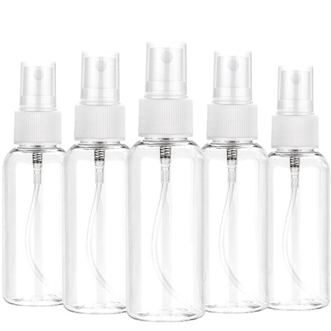 Flacon pulvérisateur vide en plastique PET transparent, rechargeable, 10/5/10 pièces, 30/50/60/100ml ► Photo 1/6