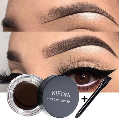 Rehausseur de sourcils longue durée, 5 couleurs, crème naturelle imperméable à séchage rapide avec brosse ► Photo 1/1