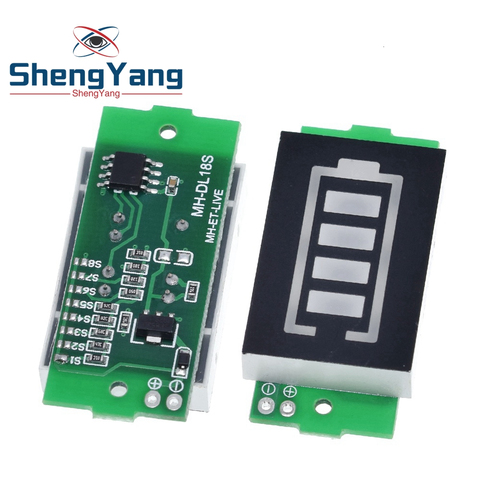 1 s 2 s 3 s 4S Unique 3.7 v Au Lithium Capacité De La Batterie Indicateur Module 4.2 v Écran Bleu Électrique véhicule Batterie Testeur De Puissance Li-ion ► Photo 1/6