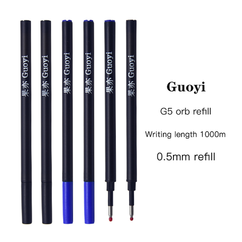 Guoyi Q013 stylo neutre 10 pc/lot apprentissage bureau papeterie pour l'école et la marque de luxe entreprise écriture G5 recharge à base d'eau ► Photo 1/6
