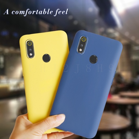 Coque de téléphone pour Realme C3 Real me 3 3i 3 Pro etui souple silicone étui en polyuréthane thermoplastique pour Oppo Realme 3 Pro etuis Realme C3 Funda Coque pare choc ► Photo 1/6