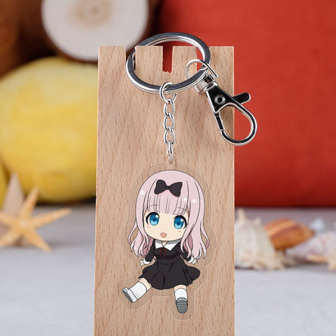 Porte-clés avec pendentif en acrylique, personnage de dessin animé kaguya-sama: Love Is War ► Photo 1/6