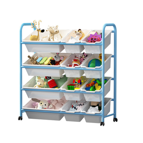 Casier de rangement pour jouets d'enfants, boîte de rangement Simple, compartiment multicouche, étagère soignée et ordonnée ► Photo 1/5