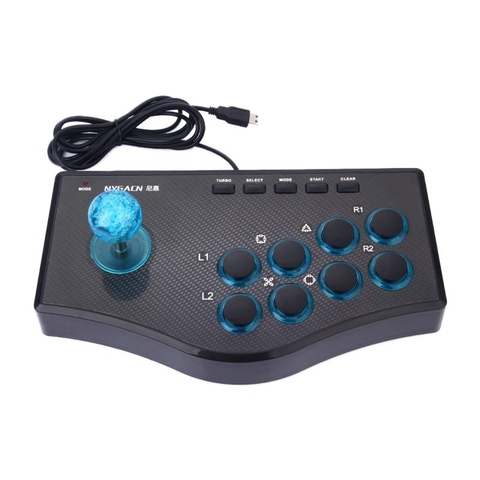 USB filaire jeu contrôleur jeu Rocker Arcade Joystick USBF bâton pour PS3 ordinateur PC manette Console de jeu ► Photo 1/6