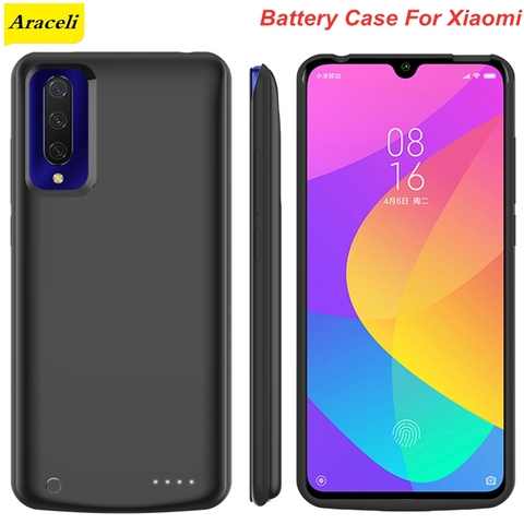 Coque chargeur de batterie 10000 Mah pour Xiaomi, compatible modèles Redmi Mi 10X, 9 Pro, 9T Pro, CC9, SE, 10, k20, k30, Note 8, 7 Pro, Mix 3 Lite ► Photo 1/6