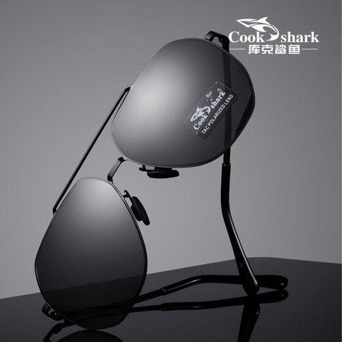 Cook Shark – lunettes de soleil polarisées en nylon, pour la conduite, hipster, 2022 ► Photo 1/6