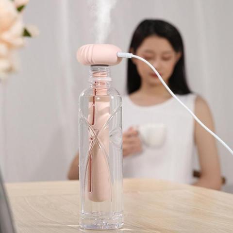 Mini humidificateur d'air Portable USB, diffuseur d'arôme à brume de refroidissement pour la maison et le bureau, petite climatisation ► Photo 1/6