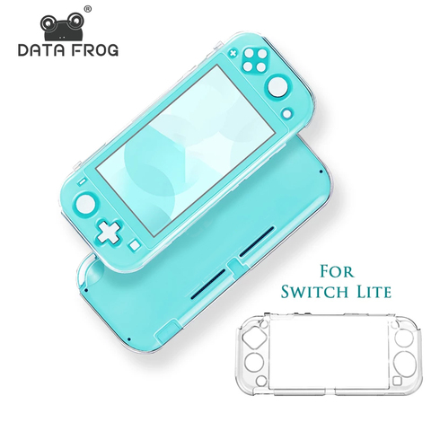 DATA grenouille housse de protection antidérapante pour Nintendo Switch Lite Console de jeu couverture complète coque en cristal pour NS Lite accessoires ► Photo 1/6