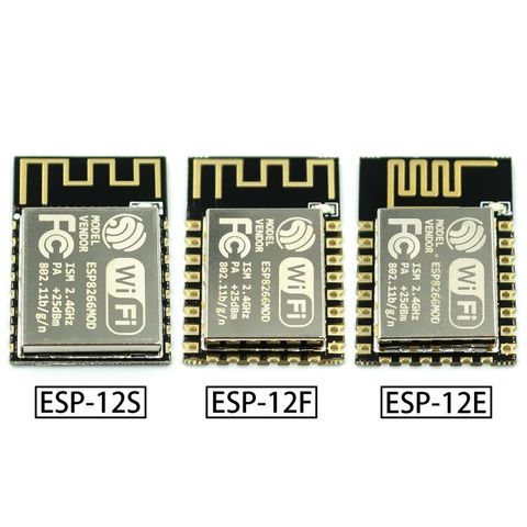 100 PIÈCES ESP8266 série modèle WIFI ESP-12 ESP-12E ESP12F ESP-12S Authenticité Garantie ESP12 ► Photo 1/4