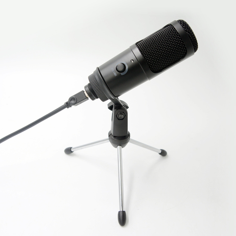 YTOM Streaming USB Microphone métal condensateur micros pour ordinateur portable enregistrement Studio Streaming karaoké Youtube TIKTOK ► Photo 1/6