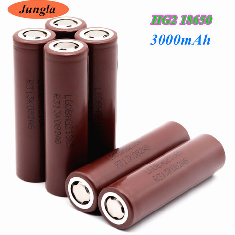 Batterie originale HG2 18650 3000mAh 18650HG2 3.6V décharge 20A dédiée pour batterie Rechargeable hg2 ► Photo 1/6