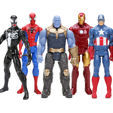 Hasbro Marvel jouets The Avenger Endgame 30CM Super héros Thor capitaine Thanos Wolverine homme araignée homme de fer figurine jouet poupées ► Photo 1/6