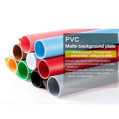 120*200 100*200cm 68*130cm PVC mat vinyle brillant fond pour Studio photographique imperméable lavable pur décors filtre ► Photo 1/6