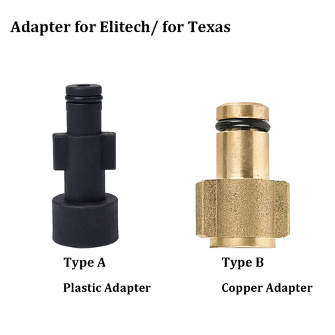 Adaptateur de lave-auto haute pression, mousse de savon Elitech pour Texas connecteur de générateur de mousse pour Hitachi Snow Foam Lance ► Photo 1/6