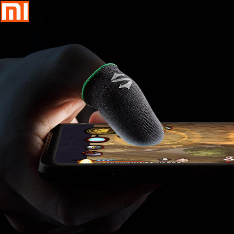 Xiaomi noir requin écran tactile gants doigt lit/téléphone portable écran tactile/épaisseur 0.25mm/empêcher la sueur de la main/accessoires de jeu ► Photo 1/3