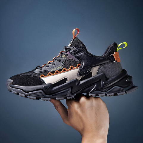 2022 hiver mode hommes baskets en plein air confortable chaussures de course pour hommes mode gros chaussures de sport formation Jogging athlétique ► Photo 1/6