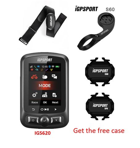 Nouvelle arrivée iGPSPORT IGS620 GPS ordinateur de cyclisme avec capteurs moniteur de fréquence cardiaque accessoires de plein air ► Photo 1/6