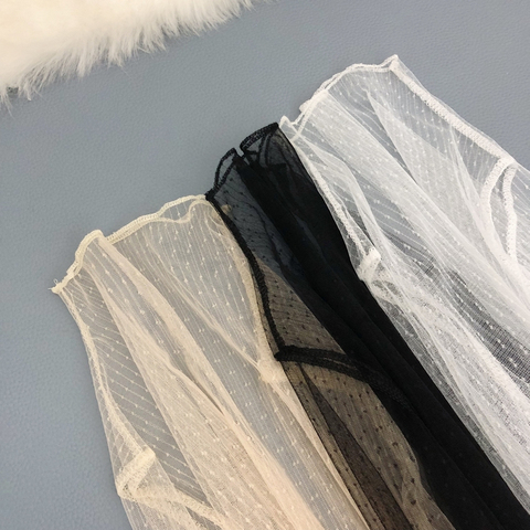 Haut à manches longues et col roulé pour femme, haut Sexy en maille transparente, Slim et Transparent, ds501 ► Photo 1/4