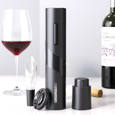 Ouvre-bouteille de vin créatif de tire-bouchon automatique Rechargeable d'ouvreur de vin électrique avec le costume de câble de chargement d'usb pour l'usage à la maison ► Photo 1/6