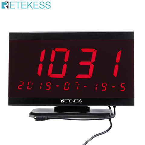 Retekess – système d'appel sans fil TD105, 999 canaux, récepteur RF, hôte, Restaurant, café, bureau, diffusion vocale ► Photo 1/6