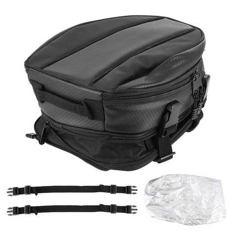 Sac pour siège arrière de moto, sac imperméable pour casque, selle arrière, sacs de bagages, sacs de selle, 7,5-10l ► Photo 1/6