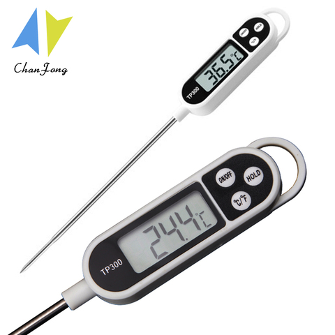 ChanFong – sonde thermomètre numérique TP300, outil de mesure de la température, pour la cuisine, BBQ, viande, eau, lait, huile, thé, soupe ► Photo 1/6