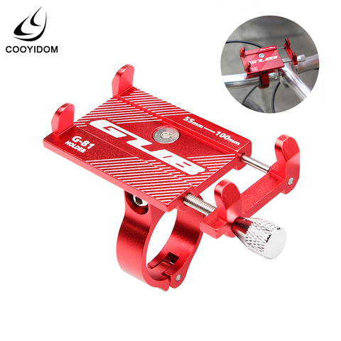 GUB G81 G-81 En Aluminium Vélo Téléphone Support Pour Smartphone 3.5-6.2 pouces réglable Support GPS Vélo Support de TÉLÉPHONE Support de Montage ► Photo 1/6
