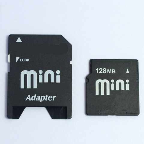 Petite capacité!! MINI carte SD Flash 32 mo 64 mo 128 mo 256 mo 512 mo avec adaptateur gratuit ► Photo 1/5