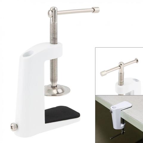 Support en porte-à-faux support à pince métal lampe de bureau pince raccords tuyau de Base avec diamètre de trou de 12MM et tapis antidérapant pour support de micro ► Photo 1/5