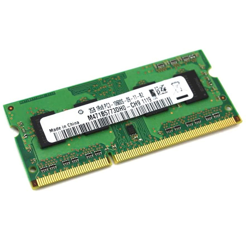 Samsung – mémoire de serveur d'ordinateur portable, modèle DDR3 PC3-10600S, capacité 2 go de stockage 2 go, SSD M471B5773DH0-CH9 ► Photo 1/5