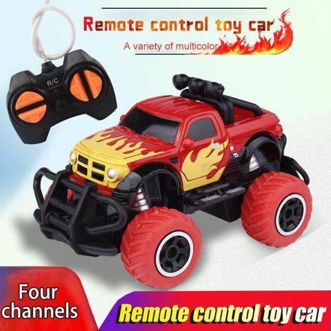 Rc voiture jouets pour enfants 4 canaux dérive vitesse Radio télécommande Mini tout-terrain véhicule camions garçons cadeau enfants jouets ► Photo 1/6