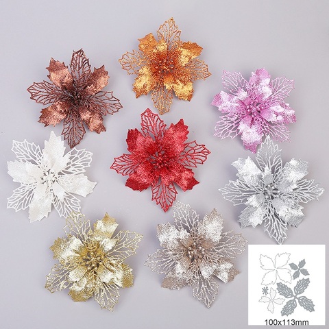 Matrices de découpe en métal fleurs 3D, pochoir pour bricolage, Scrapbooking, matrices artisanales découpées pour décor, cartes Photo, nouveauté 2022 ► Photo 1/6