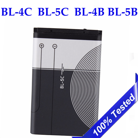 BL-5C BL-4C BL-4B Batterie Pour Nokia BL 5C BL5C BL-5B 6100 6260 6300 6136S 5070 2630 C2-01 1110i BL 4C Batteries de Téléphone Portable ► Photo 1/1