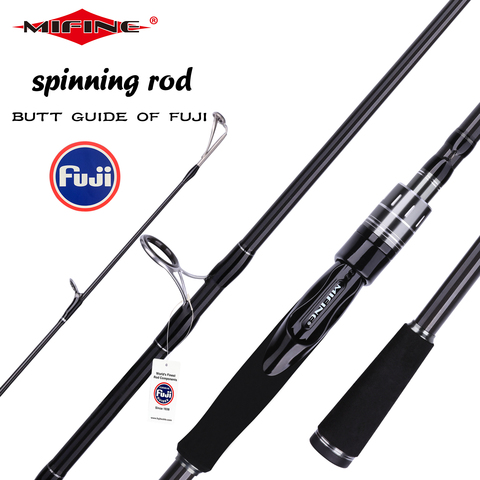 MIFINE MAXIMUS – canne à pêche Spinning ou Baitcasting, accessoire de voyage en carbone de 1.68m/2.1m/2.4m/2.7m ou 3.0m, adapté aux leurres de 3 à 50g, Action ML/M/MH ► Photo 1/6