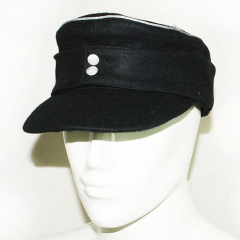 Casquette PANZER allemande en laine, chapeau d'officier WWII WW2 WH ELITE M43 ► Photo 1/5
