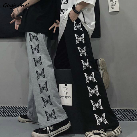 Pantalon femmes imprimé loisirs Chic unisexe Couples pantalon Harajuku femmes ample quotidien Setreetwear Hip-hop Ins rétro nouveau Ulzzang ► Photo 1/6