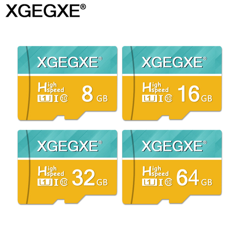 XGEGXE-carte TF, 16 go/32 go/64 go/64 go/8 go/U1 T, classe 10, carte mémoire pour téléphone et PC, UHS-I ► Photo 1/6