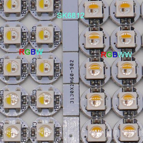 Dissipateur thermique dissipateur thermique RGBW/RGBW ww 100, panneau LED pièces (10mm x 3mm) SK6812 IC intégré puces LED SMD, RGB, DC5V, 5050 pièces ► Photo 1/6