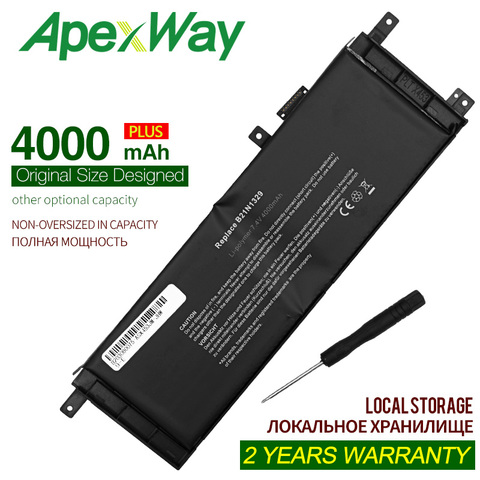 ApexWay – batterie 7.4V 4000mAh, Asus D553M F453 F453MA P553 P553MA X453 X453MA X553 X553M X553B X553MA X503M X403M ► Photo 1/6