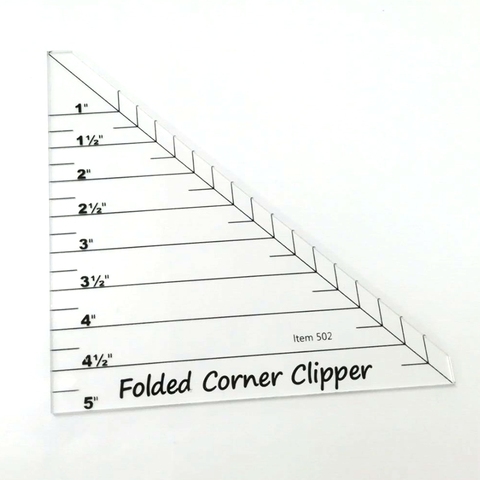 Coupe d'angle pliée modèles de Quilting règle # FCC-01 ► Photo 1/2