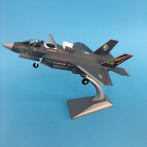 F-35 Lightning II modèle d'avion 1:72 F35B avions de chasse en métal moulé sous pression modèle d'avion modèle jouet pour Collections ► Photo 1/6