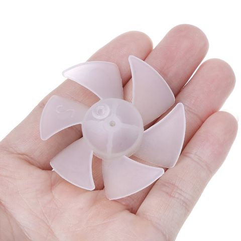 Mini pale de ventilateur en plastique de petite puissance, 4/6 feuilles pour moteur de sèche-cheveux ► Photo 1/6