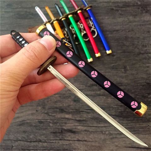 Porte-clés épée Roronoa Zoro, 7 Styles, porte-outils à boucle pour femmes et hommes, Scabbard Katana Sabre, cadeau, Q-053 ► Photo 1/6