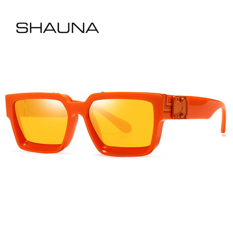 SHAUNA lunettes de soleil carrées rétro UV400 ► Photo 1/6